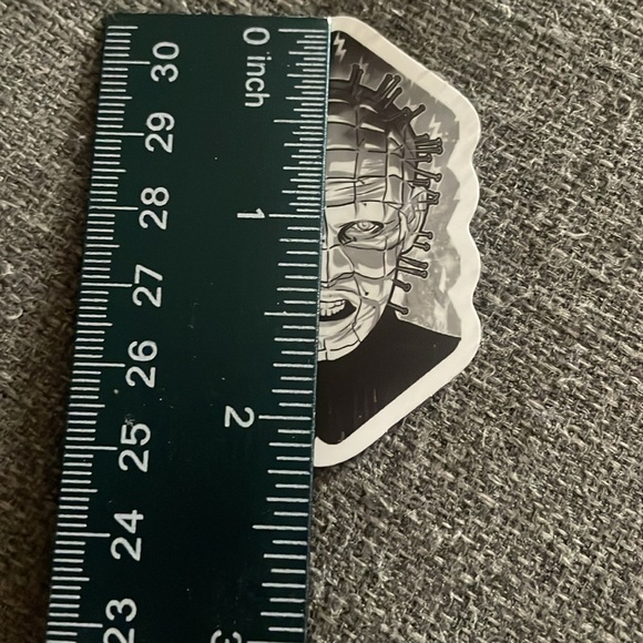 HORROR MOVIE waterproof sticker Mashup Crossover Black & White  Hellraiser - Picture 5 of 8